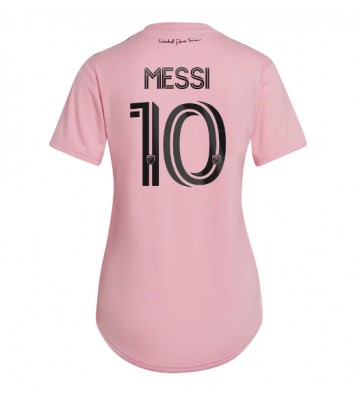 Inter Miami Lionel Messi #10 Primera Equipación Mujer 2023-24 Manga Corta